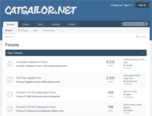 Tablet Screenshot of catsailor.net